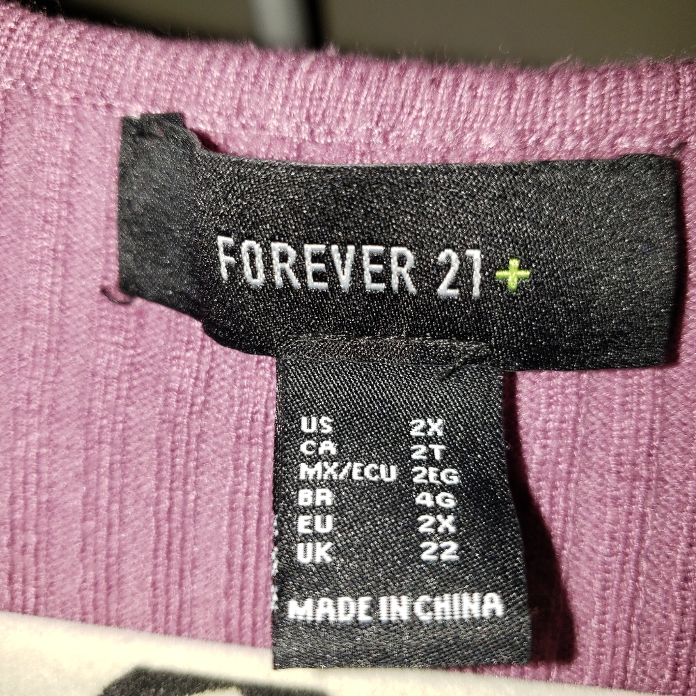 Forever21 Plus Size Ribbed Bodysuit - Picture 4 of 4